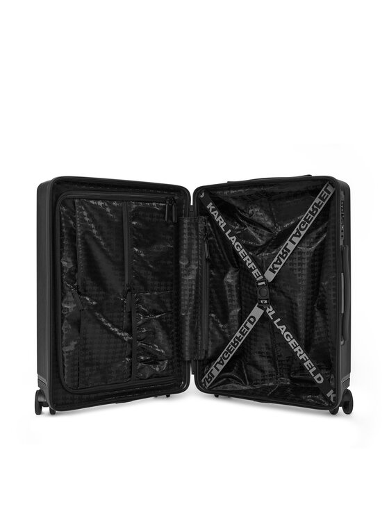 KARL LAGERFELD KARL LAGERFELD Βαλίτσα Καμπίνας Ikon Karl A1M30076 Μαύρο