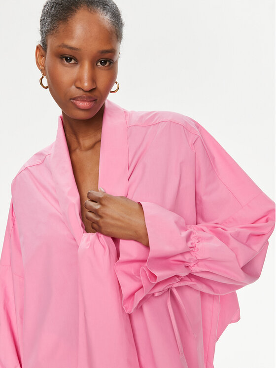 PINKO Pinko Majica Dedita Camicia 103460 A19U Ružičasta Oversize