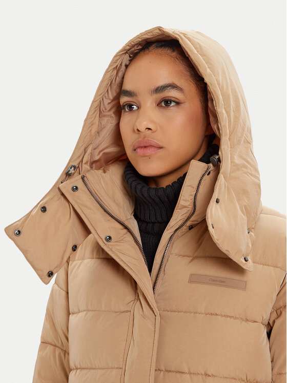 Calvin Klein Calvin Klein Ziemas jaka K20K207739 Bēšs Regular Fit