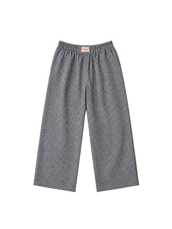 Le Songe Le Songe Spodnie materiałowe CHERRY Granatowy Regular Fit