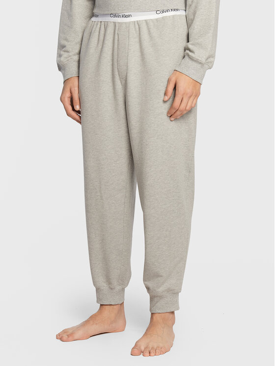 Calvin Klein Underwear Pyžamové nohavice 000NM2302E Sivá Relaxed Fit