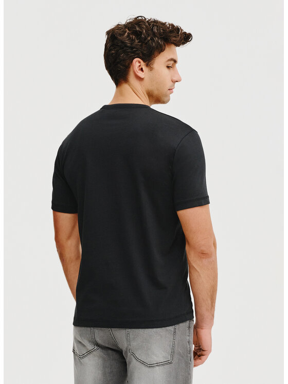 Pako Lorente Pako Lorente T-Shirt P25SN-TT-001 Czarny Regular Fit