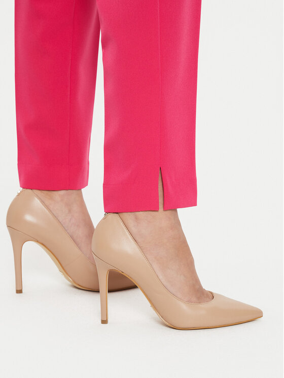Guess Guess Szövet nadrág W4YB52 WFWX2 Rózsaszín Regular Fit