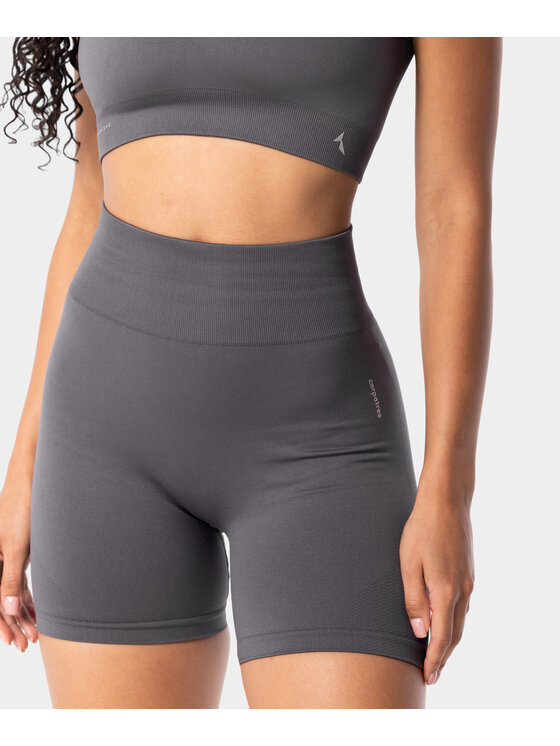 Carpatree Carpatree Szorty sportowe Simply Shorts Szary Fitted Fit