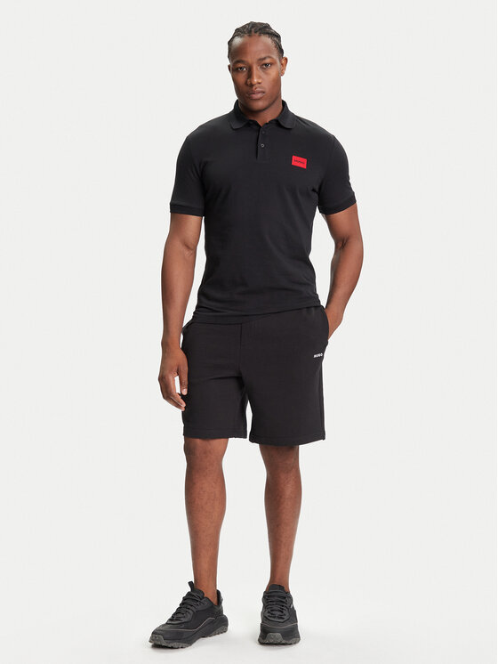 HUGO HUGO Pantaloni scurți sport Dayono 50530696 Negru Relaxed Fit