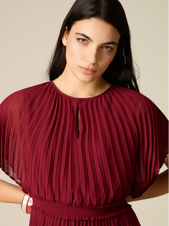 Oltre Oltre Sukienka wieczorowa 7298J000893N029 Bordowy Regular Fit