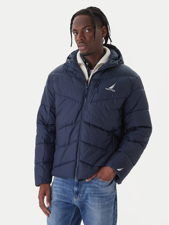 Nautica Nautica Žieminė striukė Provo N1T04062 Tamsiai mėlyna Regular Fit