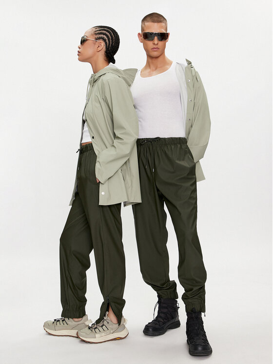 Rains Rains Lietus bikses Rain Pants Regular W3 18560 Zaļš Regular Fit