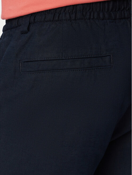 BOSS BOSS Bavlnené šortky 50559178 Tmavomodrá Regular Fit
