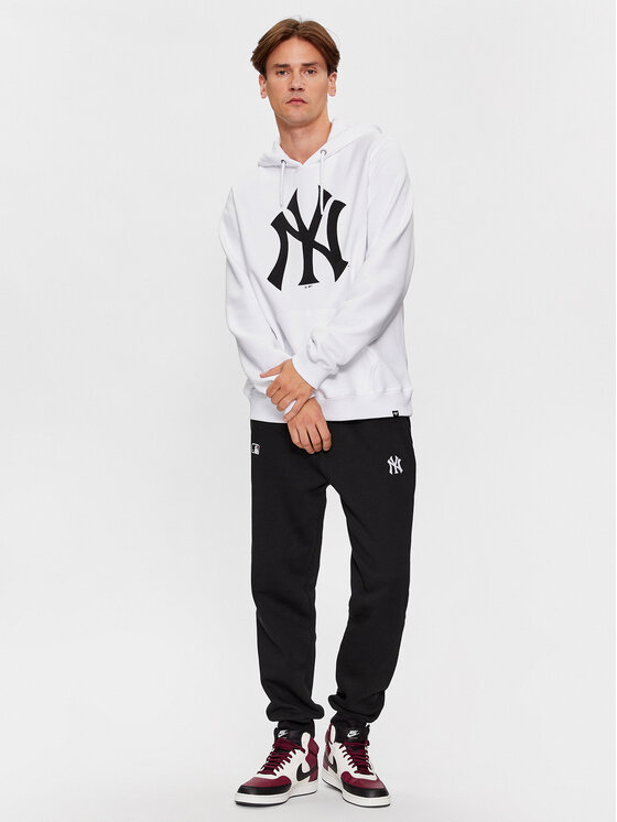 47 Brand 47 Brand Світшот New York Yankees BB017PEMIBR544118WW Écru Regular Fit