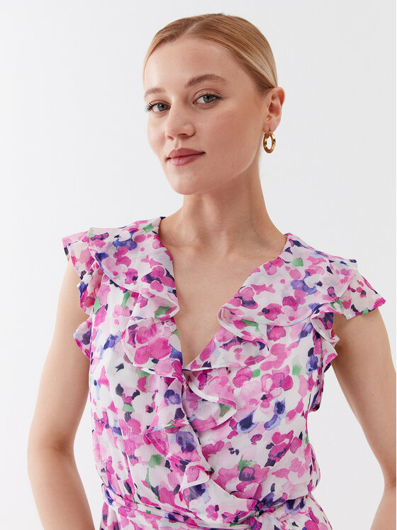 DKNY DKNY Sukienka codzienna DD3AI622 Różowy Regular Fit
