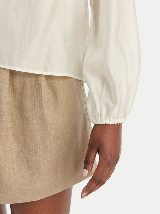 Eleh Eleh Halenka SS260116 Krémová Regular Fit