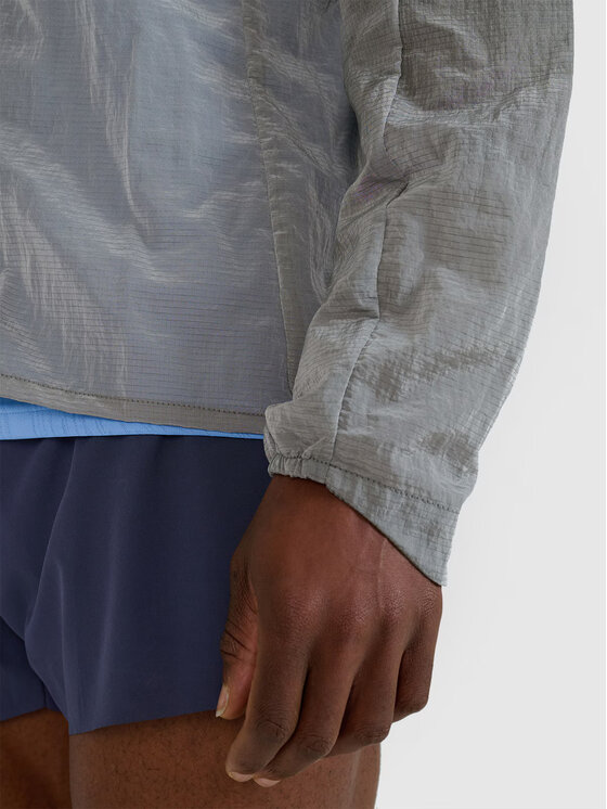 4F 4F Giacca da corsa 4FWSS25TTJAM698-27S Grigio Regular Fit