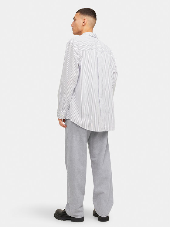 Jack & Jones Jack & Jones Jeansy Alex 12249060 Šedá Baggy Fit