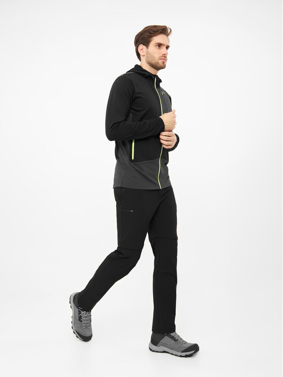 Viking Viking Bluza Tacoma Hoodie Man Czarny Regular Fit