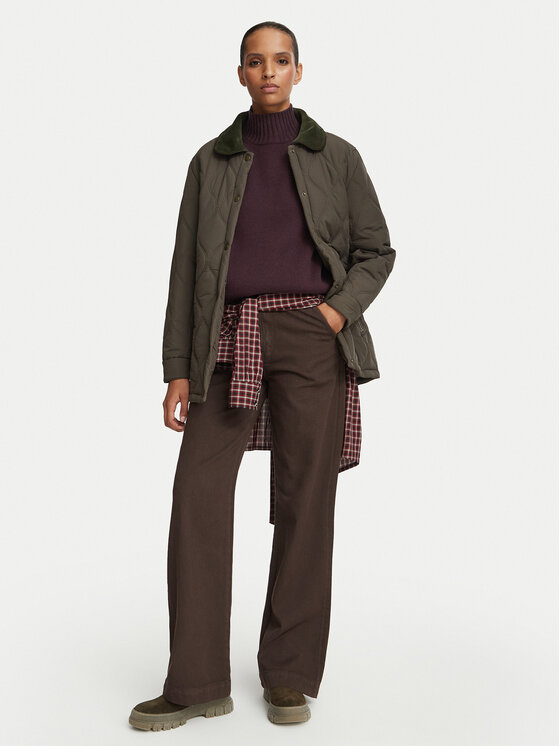 Hunter Hunter Prechodná bunda HARW0027262 Tmavo hnedá Regular Fit