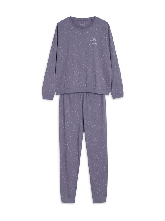 Esotiq Esotiq Piżama 42406 Szary Regular Fit