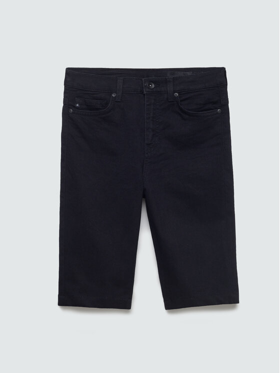 BIG STAR BIG STAR Szorty jeansowe CAROLINE Czarny Basic Fit