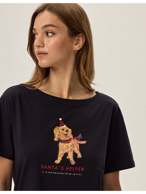 Esotiq Esotiq Piżama 42100 Niebieski Regular Fit