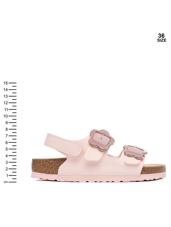 Birkenstock Birkenstock Босоніжки Milano Flower Buckle 1031654 D Світло-рожевий