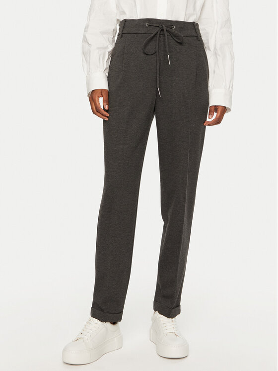 United Colors Of Benetton United Colors Of Benetton Pantaloni din material 4DI4DF00J Gri Regular Fit
