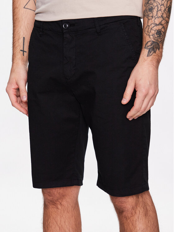 Guess Pantaloni din material Myron M3GD18 WFBZ3 Negru Slim Fit
