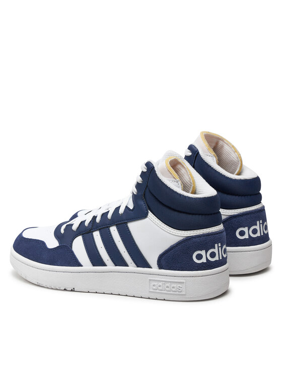 adidas adidas Sneakersy Hoops 3 Mid Lifestyle Basketball Classic Vintage IG1432 Biały