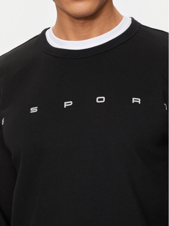4F 4F Μπλούζα 4FWSS24TSWSM1009 Μαύρο Regular Fit