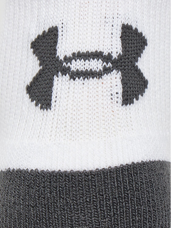 Under Armour Under Armour Set di 3 paia di calzini lunghi unisex Performance Tech 1379510 Bianco