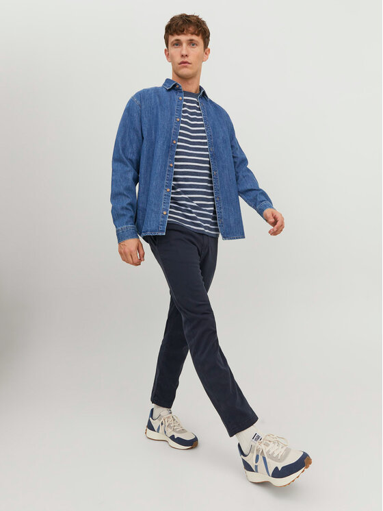 Jack&Jones Jack&Jones Chino Harlow 12242188 Tamnoplava Tapered Fit