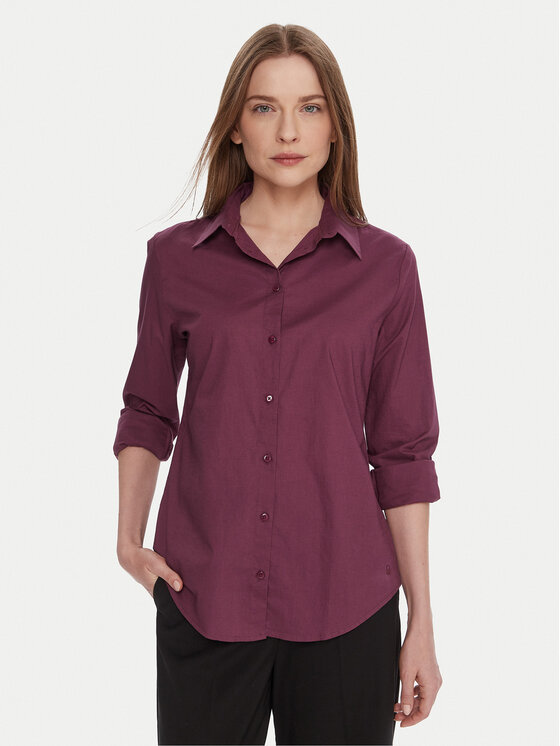 United Colors Of Benetton United Colors Of Benetton Marškiniai 5WPQDQ0AX Violetinė Regular Fit