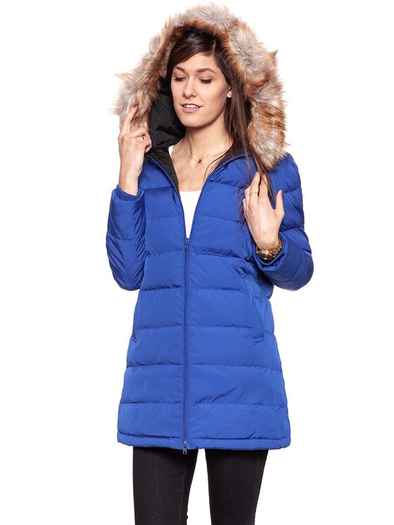 Wrangler Wrangler Giacca da donna LONG PUFFER Blu Slim Fit