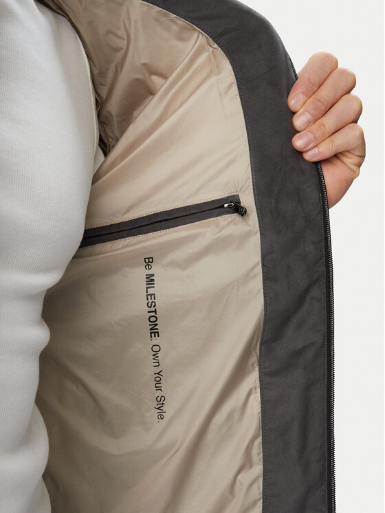 Milestone Milestone Bunda pro přechodné období MSStanley 630372 60920 Tmavě šedá Regular Fit