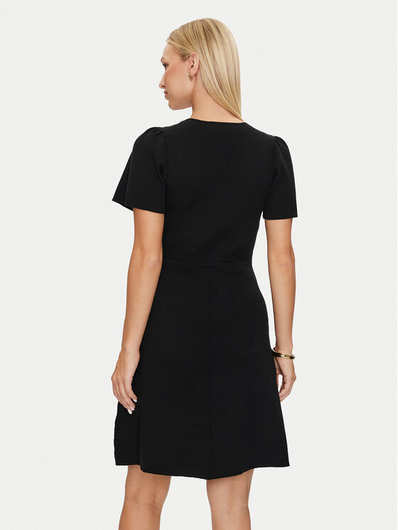 DKNY DKNY Každodenní šaty DD4EN992 Černá Slim Fit
