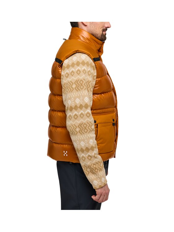 Haglöfs Haglöfs Kamizelka Funäs Down Vest Men Brązowy Regular Fit
