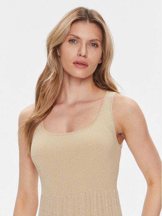 MICHAEL Michael Kors MICHAEL Michael Kors Trikotažinė suknelė MR4822IAFB Auksinė Regular Fit