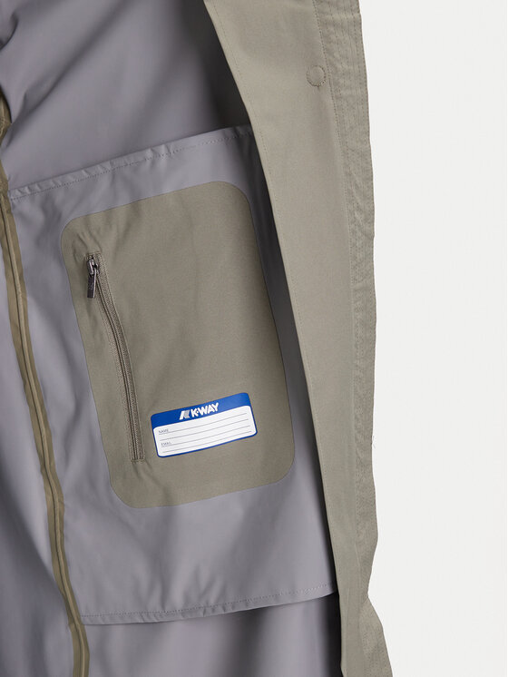 K-Way K-Way Viharkabát Barbra K61337W Zöld Regular Fit