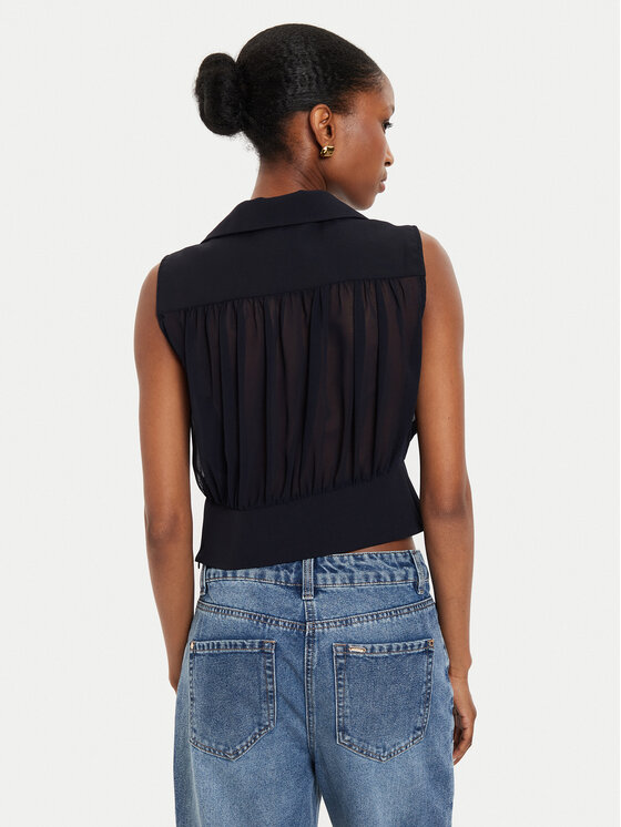 Morgan Morgan Top 242-OPLI Granatowy Slim Fit