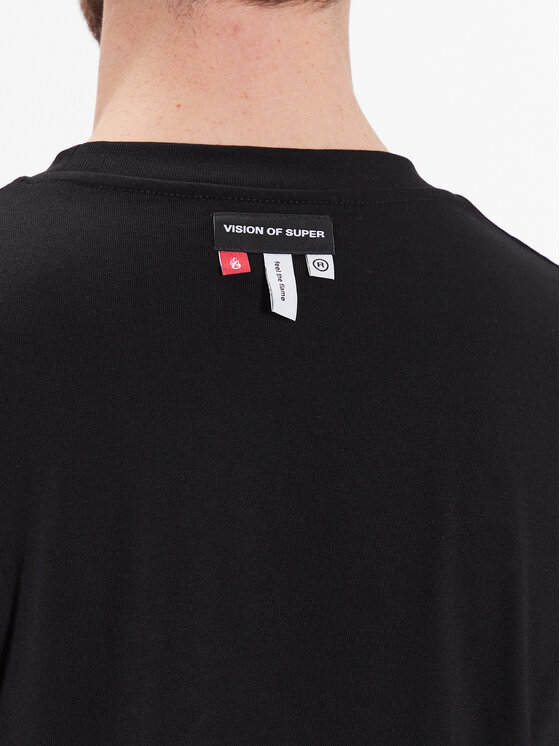 Vision Of Super Vision Of Super T-shirt VS00596 Crna Regular Fit