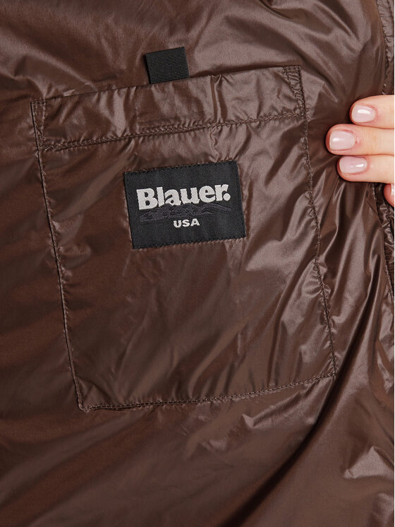 Blauer Blauer Pernata jakna 25WBLDK03161 Smeđa Regular Fit
