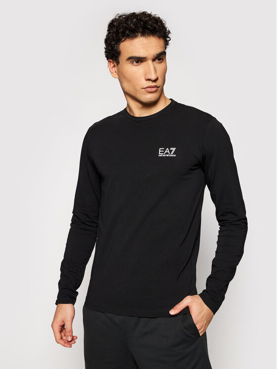 EA7 Emporio Armani EA7 Emporio Armani Marškinėliai ilgomis rankovėmis 8NPT55 PJM5Z 1200 Juoda Regular Fit