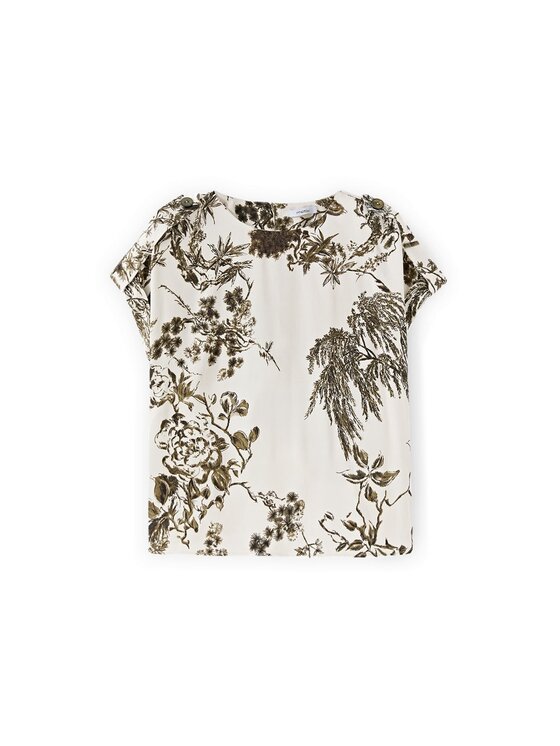 Motivi Motivi Blusa 2019W000778N0S1 Verde Regular Fit