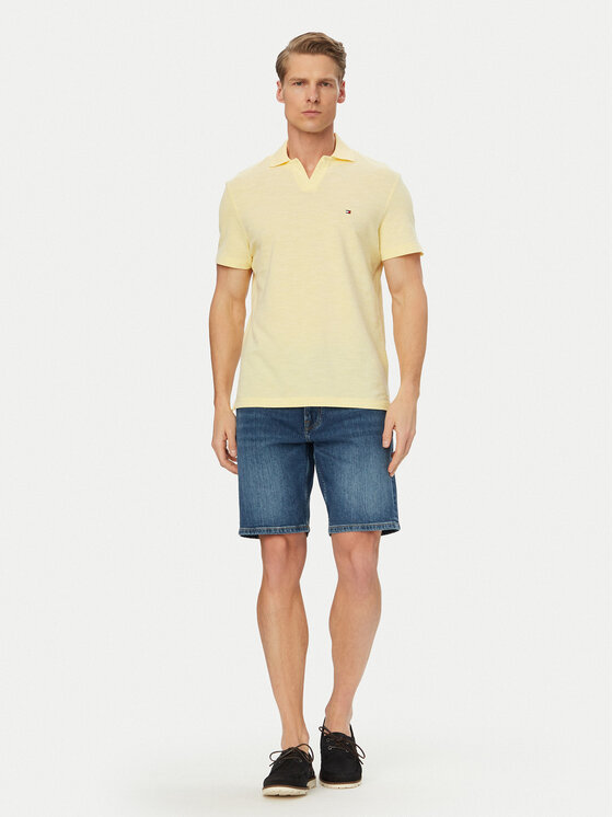 Tommy Hilfiger Tommy Hilfiger Džínsové šortky Denton MW0MW42558 Tmavomodrá Straight Leg