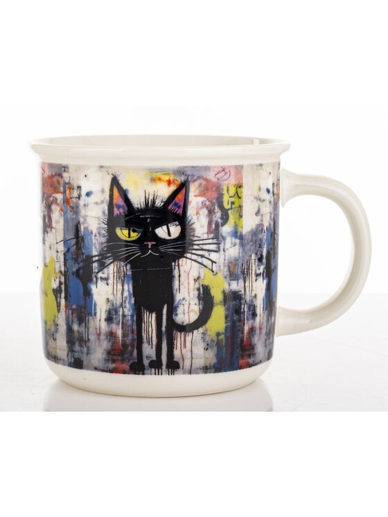 MIAhome MIAhome Kubek porcelanowy w pudełku 400 ml GAGATEK II Biały