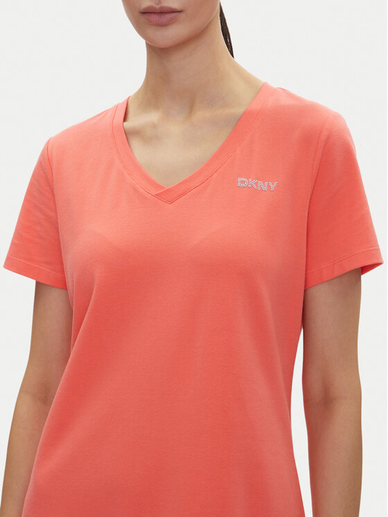 DKNY Sport DKNY Sport Igapäevane kleit DP5D4902 Korallivärviline Regular Fit
