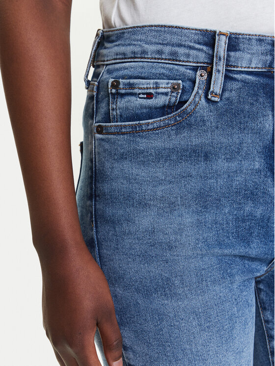 Tommy Jeans Tommy Jeans Blugi Sylvia DW0DW20654 Albastru Flare Fit