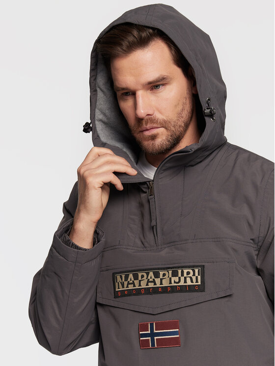 Napapijri Napapijri Kurtka anorak Rainforest Winter 3 NP0A4GMC Szary Regular Fit