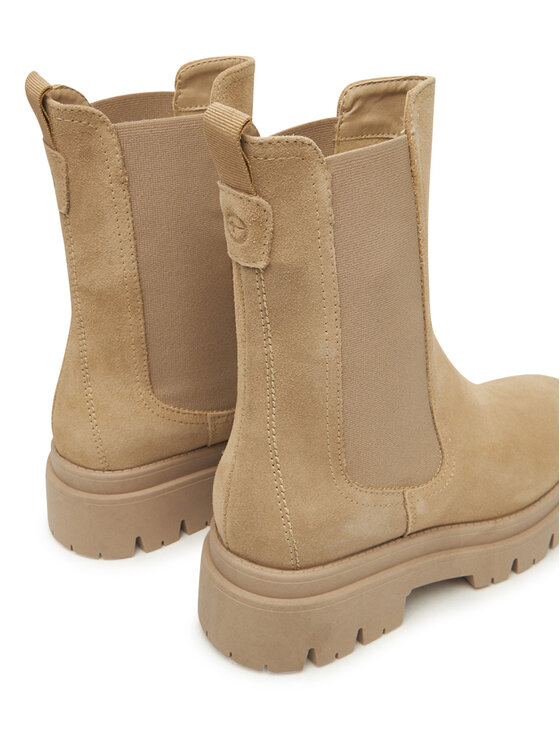 Tamaris Tamaris Kotníková obuv s elastickým prvkem 1-25992-41 Béžová