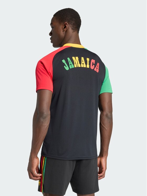 adidas adidas Koszulka techniczna Jamaica 26 x Bob Marley Away Pre Match Jersey Czarny Slim Fit