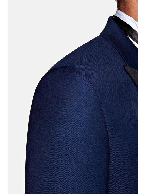Lancerto Lancerto Marynarka Lincoln MA0012132010083 Granatowy Slim Fit